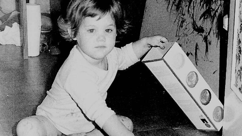Photo de Aude étant enfant